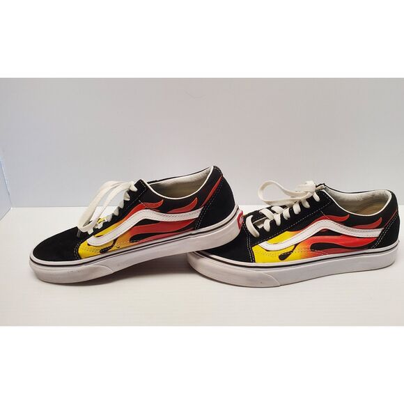 Vans Old Skool Flame Low Top Shoes Men's Size 6 Women's Size 7.5 - Picture 3 of 5